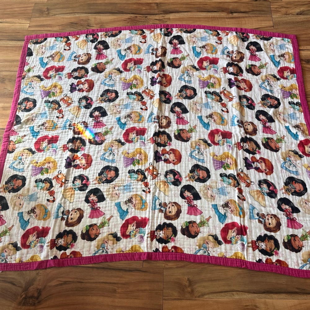 Ellie Sue Royals Princess Babies Quilted Muslin Blanket